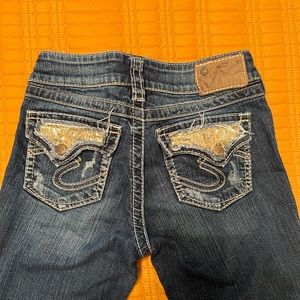 Silver Suki Surplus Distressed Bootcut (Size 26x32)